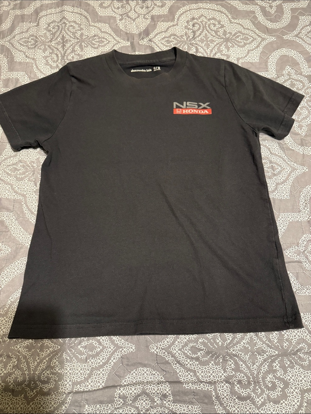abercrombie kids Black Tee with NSX Honda Logo